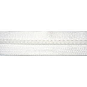 YKK #5 CN Zipper Coil Chain. Chain only Without Slides. Sold by The Yard or in Lots of 5 Yards, 10 Yards and 25 Yards. (White, 5 Yards)