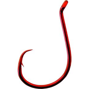 Gamakatsu 221314 Octopus In-Line Circle Hooks 4/0 Red Finish