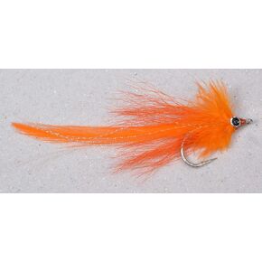 3 Flies | Orange Beast Tarpon Saltwater Streamer Fly | 3/0 Mustad Signature Fly Hooks | Target Redfish, Snook, Barracuda, Shark, Tuna and Nearly All Other Saltwater Species