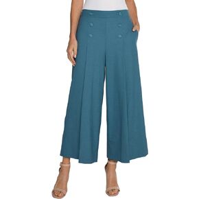 Liverpool Women's Sailor High-Rise Crop Wide Leg Trouser 25"