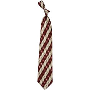 Eagles Wings Men's Finely Crafted Inspirational Necktie - Gradient Pattern Cross(Burg)