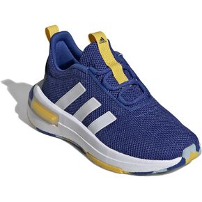 adidas Racer TR23 Sneaker, Team Royal Blue/White/Utility Yellow, 5.5 US Unisex Big Kid