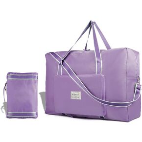 Foldable Travel Bag, 60L Large Duffel Bag, Lightweight Packable Carry on Bag Water-proof & Tear Resistant Duffel Bag