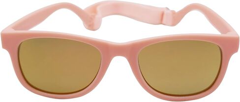 COOLSOME Kids Flexible Polarized UV400 Sunglasses with Strap For Boys Girls Toddler 0-10 in Kuwait