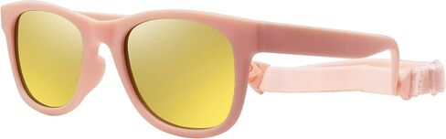 COOLSOME Kids Flexible Polarized UV400 Sunglasses with Strap For Boys Girls Toddler 0-10 in Kuwait