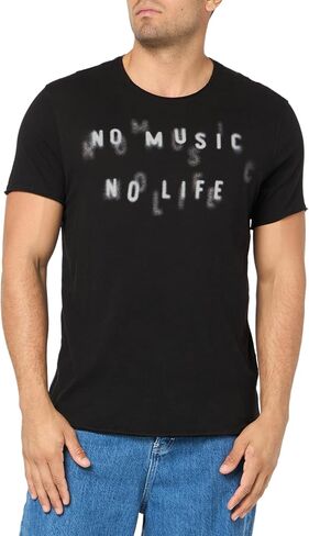John Varvatos Men's No Music No Life Tee in Saudi Arabia