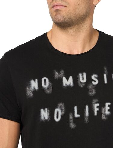 John Varvatos Men's No Music No Life Tee in Saudi Arabia
