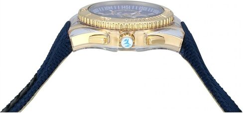 ساعة كوارتز انالوج بعقارب باللون الأزرق للرجال من تكنومارين TM115175 كروز بلو راي (مقاس واحد، متعددة الألوان) in Kuwait