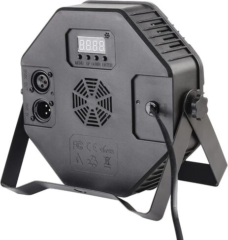 LED Par Lights, Stage Light with Remote Control, Dj Lights Corded RGB 18 LED with Sound Activated Remote Control for Live House and Party Club, Christmas(4 Packs). in Saudi Arabia