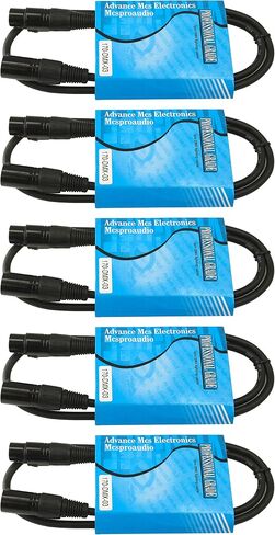 كابل إضاءة DMX 110 أوم 3 سنون (03 قدم، 5 كابلات) in Saudi Arabia