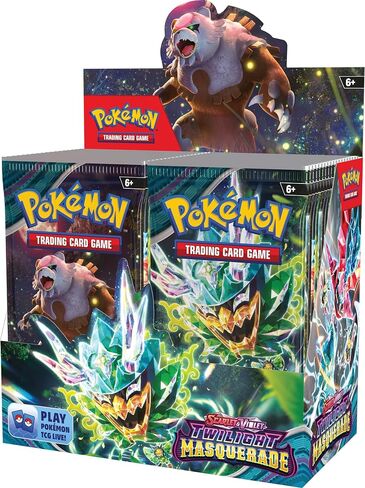 Pokémon TCG: Scarlet & Violet, Collectible Cards Twilight Masquerade Booster Display Box (36 Boosters) in Saudi Arabia
