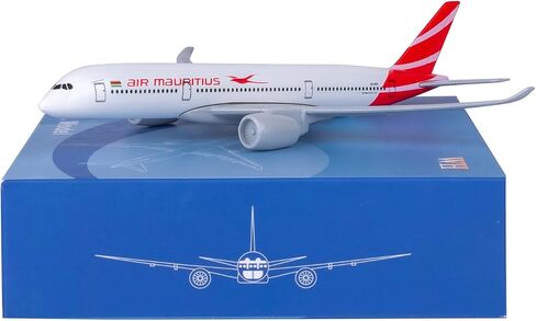 طائرة طراز Diecast بمقياس 1/400 للبالغين موريشيوس A350 نموذج طائرة طائرات مصبوبة لديكور المنزل/المكتب in Saudi Arabia