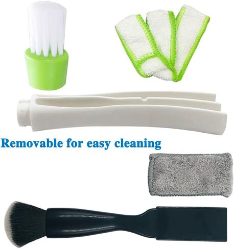 قطعتان من فرش تفصيل السيارة ذات الرأس المزدوج، فرش السيارة الناعمة، مجموعة تنظيف السيارة، فرشاة تنظيف داخلية للسيارة، فرش تفصيلية لتنظيف السيارة in Kuwait