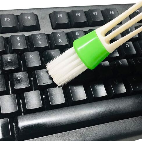 قطعتان من فرش تفصيل السيارة ذات الرأس المزدوج، فرش السيارة الناعمة، مجموعة تنظيف السيارة، فرشاة تنظيف داخلية للسيارة، فرش تفصيلية لتنظيف السيارة in Kuwait