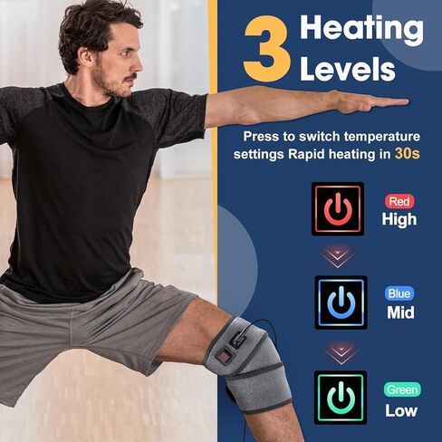 Heating Pad for Target Small Areas Versatile Heating Pad Wrap Heating Pad for Elbow, Wrist, Ankle, Leg, Body Strip Type Wrap Around Heating Pad with 78 Inches Long Charge Cord 45"x3.5" Grey in Kuwait