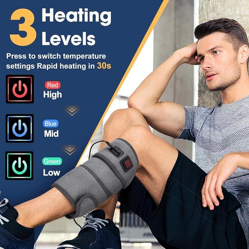 Heating Pad for Target Small Areas Versatile Heating Pad Wrap Heating Pad for Elbow, Wrist, Ankle, Leg, Body Strip Type Wrap Around Heating Pad with 78 Inches Long Charge Cord 45"x3.5" Grey in Kuwait