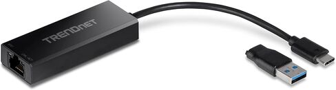 TRENDnet 2.5G USB-C to RJ-45 Ethernet Adapter, Black, TUC-ET2G (Renewed) in Saudi Arabia