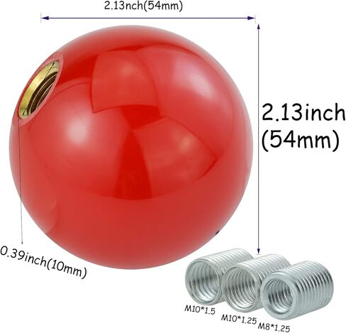 Ball Resin Car Gear Lever Shifter Knob 5 Speed Heavy Vehicle Shift Handle Stick Head for Most Manual Automotive Vehicles (Black) in Kuwait