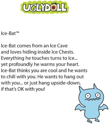 GUND Ugly Doll Classic Plush Doll, Icebat in Saudi Arabia