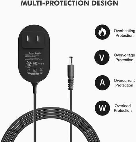 30W Power Adapter for Echo Show 15,Echo Show 10 (2nd-3rd Gen),Echo Show 8(2nd-3rd Gen),Echo (3th/4th Gen),Echo Plus (2nd Gen),5Ft AC Adapter Power Cord in Kuwait