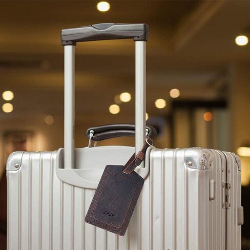 S-ZONE Weekender Bag for Women Men and Leather Luggage Tag for Suitcases in Saudi Arabia