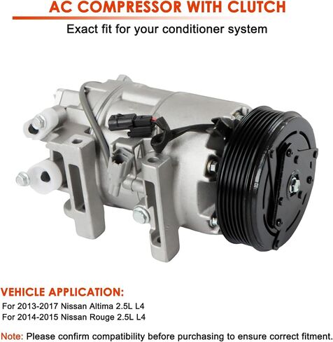 ضاغط مكيف الهواء CO 29073C 140918NC 926003TA0D بديل ضاغط مكيف الهواء لـ 2013-2017 Nissan Altima 2014-2015 Rouge 2.5L L4 in Saudi Arabia