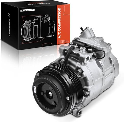 ضاغط A-Premium A/C مع قابض متوافق مع BMW 323i 325xi 328i 330i، 525i 540i، 740i 740iL، M3 M5 X3 Z8 in Saudi Arabia