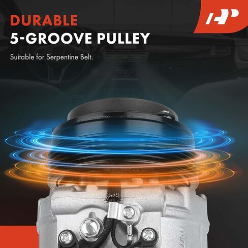 ضاغط A-Premium A/C مع قابض متوافق مع BMW 323i 325xi 328i 330i، 525i 540i، 740i 740iL، M3 M5 X3 Z8 in Saudi Arabia