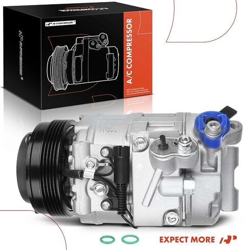 ضاغط A-Premium A/C مع قابض متوافق مع BMW 323i 325xi 328i 330i، 525i 540i، 740i 740iL، M3 M5 X3 Z8 in Saudi Arabia
