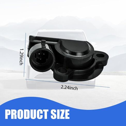 1 PC Auto Throttle Position Sensor, TPS Accelerator Pedal Fuel Idle Control Valve Sensor, Replace OEM 17087400 17088026 17111815 Gas Engine Accessories, Suitable for Buick Models (Black) in Saudi Arabia