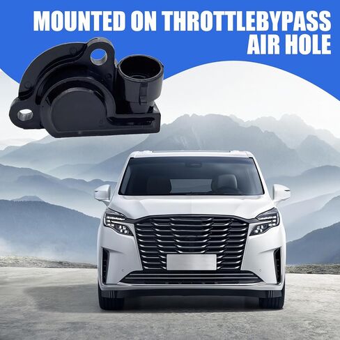1 PC Auto Throttle Position Sensor, TPS Accelerator Pedal Fuel Idle Control Valve Sensor, Replace OEM 17087400 17088026 17111815 Gas Engine Accessories, Suitable for Buick Models (Black) in Saudi Arabia