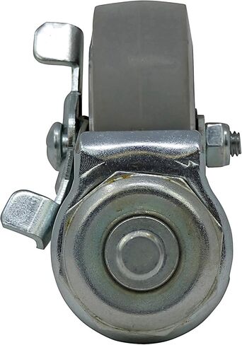 Shepherd Hardware 3259 عجلة TPR جذعية ملولبة 2-1/2 بوصة مع فرامل، سعة تحميل 90 رطلًا in Kuwait