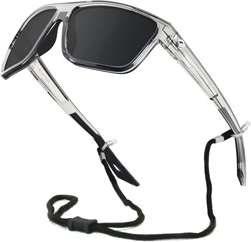 TOREGE Men's Women Sunglasses Polarized Sports UV Protection Wraparound Lightweight Sunglasses for Fishing Golfing NAUTILUS in Saudi Arabia