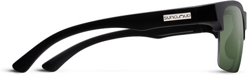 Suncloud Rambler Lite - Polarized Sunglasses - for Men & Women - Matte Black + Polarized Gray Green Lenses in Kuwait