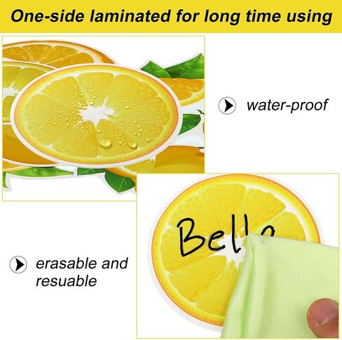72 Pcs Lemon Cut Outs Mini Lemon Cutouts Summer Bulletin Board Decorations Lemon Cutouts Accents Paper Decorations DIY Fruit Cutouts with 80 Pcs Dot Point Glue for Classroom School Home Party in Saudi Arabia