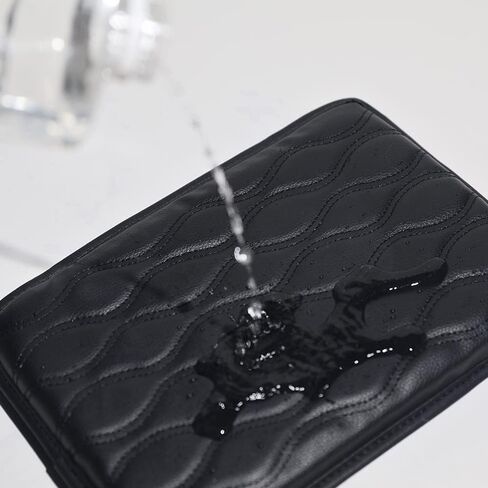 وسادة غطاء مسند ذراع السيارة، غطاء صندوق مقعد مسند الذراع التلقائي، غطاء وحدة التحكم المركزية للسيارات من الجلد يناسب معظم السيارات وسيارات الدفع الرباعي والشاحنات. (اللون البيج) in Kuwait