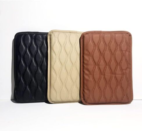 وسادة غطاء مسند ذراع السيارة، غطاء صندوق مقعد مسند الذراع التلقائي، غطاء وحدة التحكم المركزية للسيارات من الجلد يناسب معظم السيارات وسيارات الدفع الرباعي والشاحنات. (اللون البيج) in Kuwait