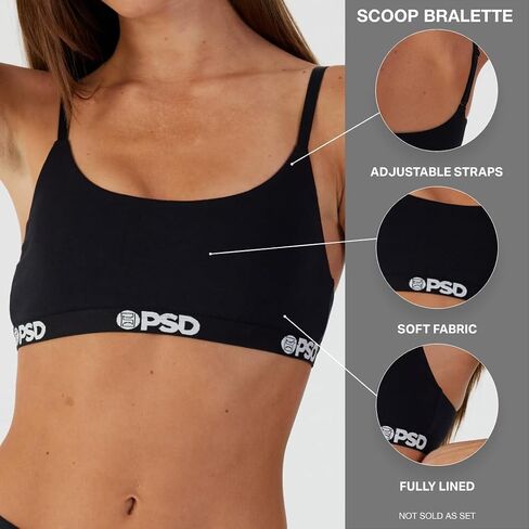PSD Women's Pop Trip SBL 3-Pack Bx Bralette, Multi, M in Saudi Arabia