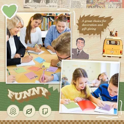 32 Pack Funny Notepads Funny Pens Sticky Notepads with Snarky Office Pens Bulk to Do List Sticky Notepads Funny Office Supplies for Coworker Teacher Student Nurse Women (Funny) in Kuwait