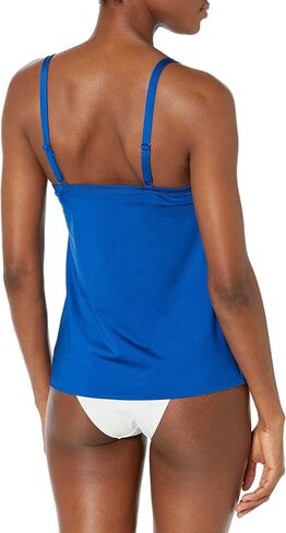 بدلة سباحة Skye النسائية القياسية Myra Drape Front Bandeau Tankini Top in Kuwait