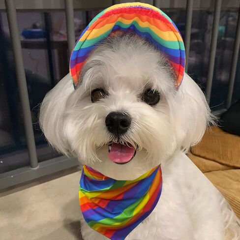 Dog Bandanas Classic Plaid Pet Scarf Triangle Bibs Kerchief Set Pet Costume Pet Accessories Set Bandana for Small Medium Large Dogs Cats (4th of July) in Saudi Arabia
