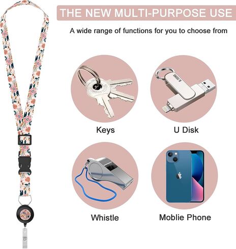 Cruise Lanyard, Adjustable Lanyard for ID Badges,with Detachable Buckle, Retractable Badge Reel, Waterproof ID Badge Holder for All Cruises Ships Key Cards (Purple) in Saudi Arabia