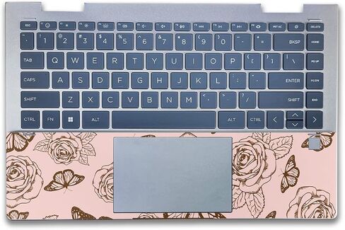 غلاف كمبيوتر محمول متوافق مع HP Envy x360 14 بوصة (2023) - حديقة الفراشات - غطاء لاصق واقٍ من الفينيل الفاخر 3M - سهل الاستخدام | صُنع في الولايات المتحدة الأمريكية بواسطة MightySkins in Kuwait