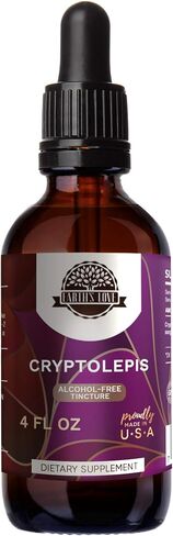 Earth's Love - Cryptolepis Alcohol-Free Herbal Extract Tincture, Super-Concentrated Wildcrafted Cryptolepis (Cryptolepis Sanguinolenta) Dried Root (2 Fl Oz) in Saudi Arabia
