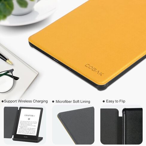 حافظة CoBak لجهاز Kindle Paperwhite - غطاء جلد PU جديد تمامًا مع ميزة التنبيه التلقائي للنوم لجهاز Kindle Paperwhite Signature Edition وKindle Paperwhite الجيل الحادي عشر 2021 in Saudi Arabia