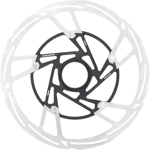 Jagwire Pro LR2 Disc Brake Rotor - 220mm, Center Lock, Silver/Black in Saudi Arabia