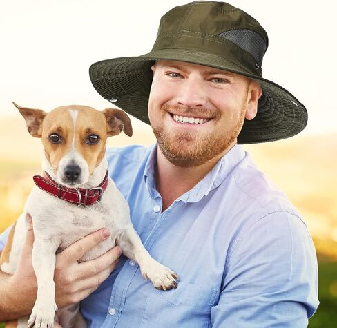 4 Pcs Sun Hat for Men Women Outdoor Bucket Hat Fishing Boonie Safari Hat Foldable Wide Brim Hat Sun Protection for Hiking Camping Gardening, 4 Colors in Kuwait