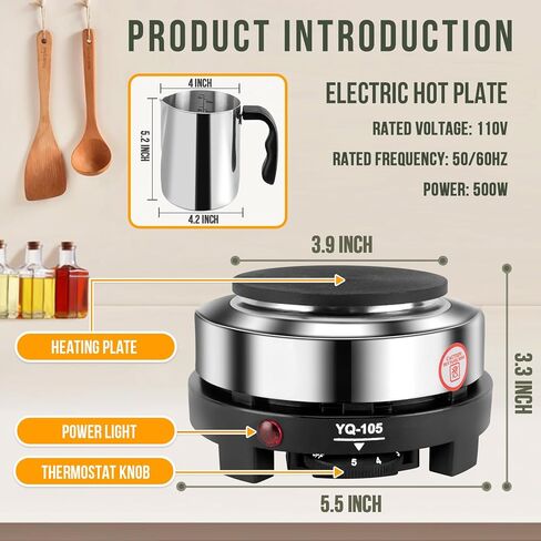 مجموعة صنع الشموع من ماهوماخ، لوازم صنع الشموع مع طبق ساخن - وعاء صهر الشمع لصنع الشموع in Kuwait