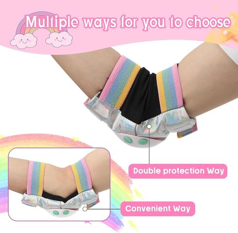 Kids Knee Pads for Girls Boys Toddler 3-8 Years Old Knee and Elbow Pads with Wrist Guards Youth Protective Gear Set for Skateboard Cycling Roller Bike Inline Scooter Skating in Saudi Arabia