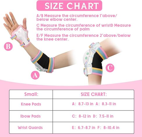 Kids Knee Pads for Girls Boys Toddler 3-8 Years Old Knee and Elbow Pads with Wrist Guards Youth Protective Gear Set for Skateboard Cycling Roller Bike Inline Scooter Skating in Saudi Arabia